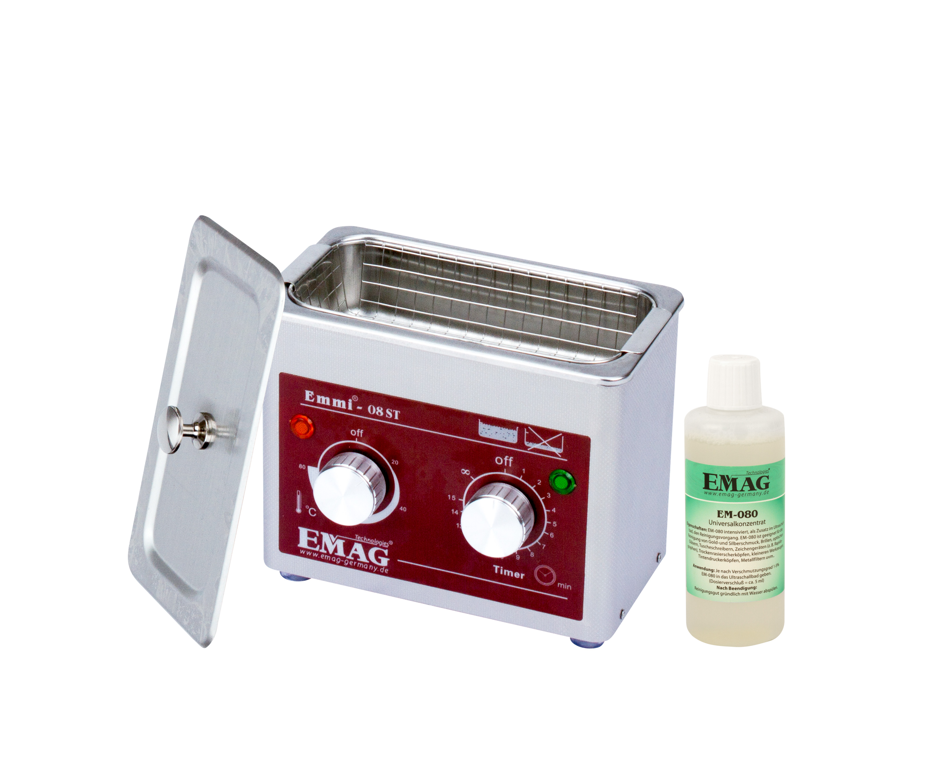 Appareil de nettoyage par ultrasons EMAG Emmi-420 HC avec robinet